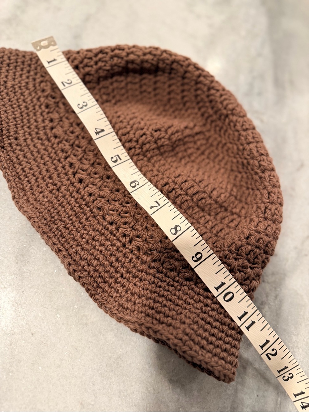 Handmade Crochet Bucket Hat 100% Cotton Lightweight Packable Festival Boho Beach - Picture 4 of 6